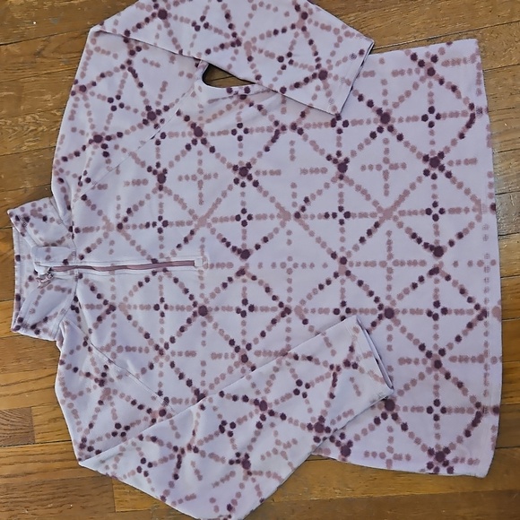 Eddie Bauer Sweaters - Eddie Bauer Mauve Geometric Women's Turtleneck Sweater
